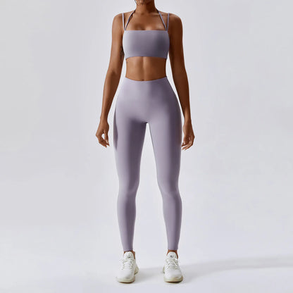 Two Piece Seamless Yoga Set