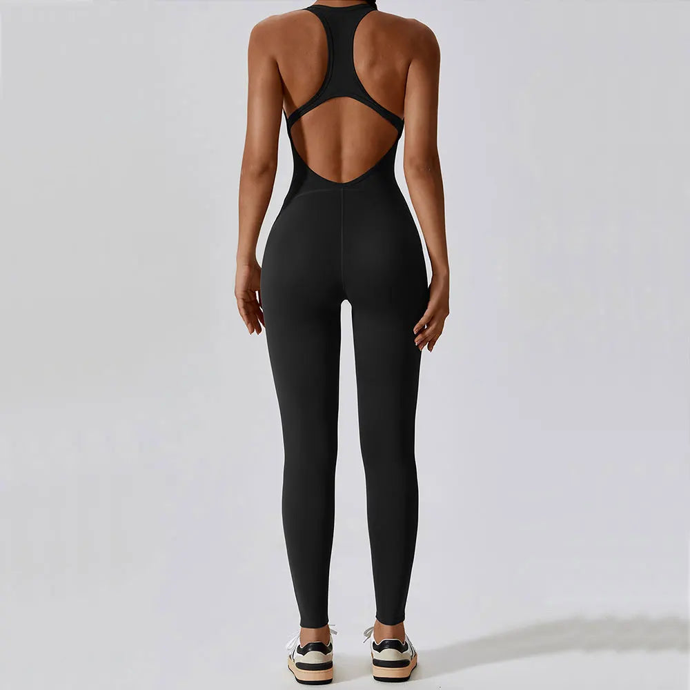 Yoga Sculpting Activewear Jumpsuit