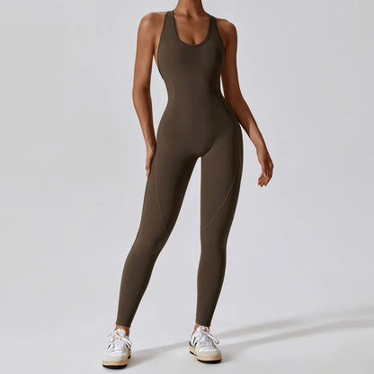 Yoga Sculpting Activewear Jumpsuit