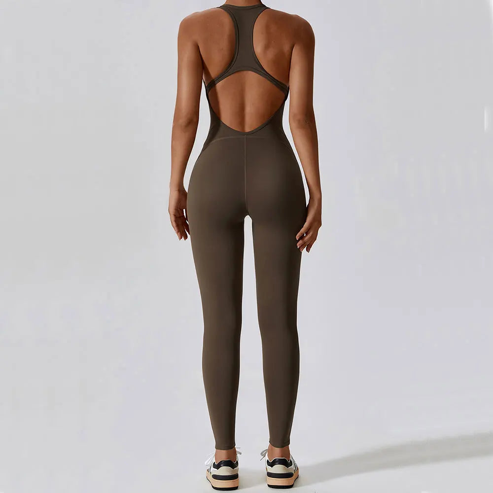 Yoga Sculpting Activewear Jumpsuit