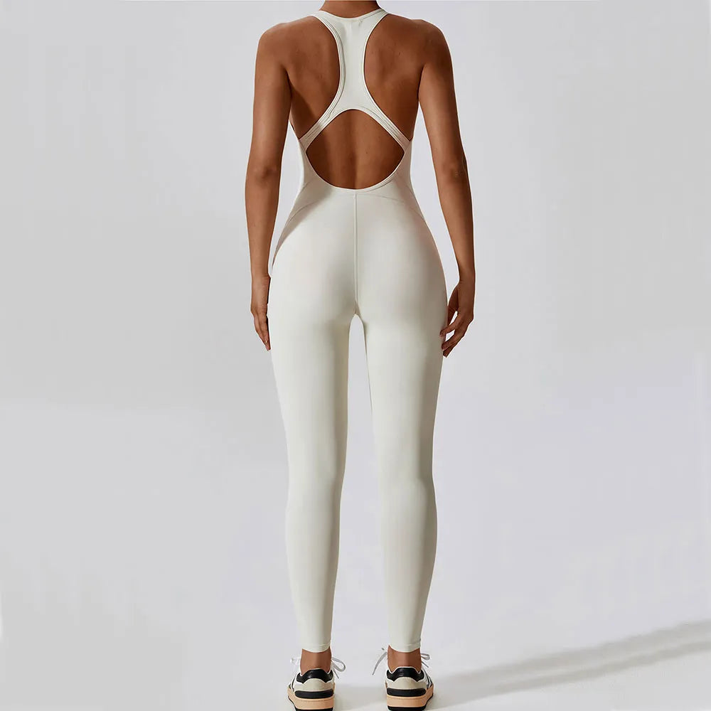 Yoga Sculpting Activewear Jumpsuit