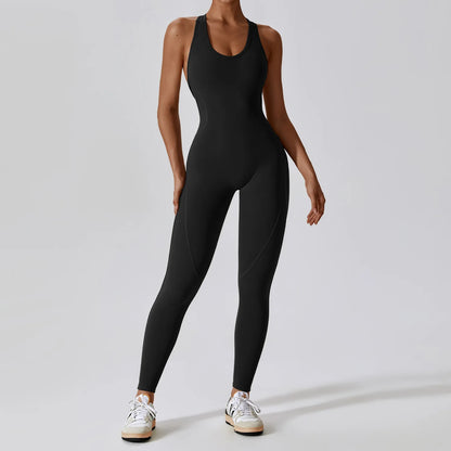 Yoga Sculpting Activewear Jumpsuit